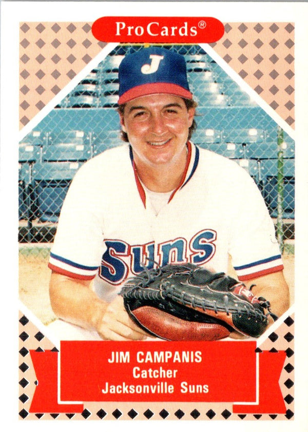 1991 ProCards Tomorrow's Heroes Jim Campanis #143