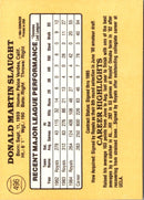 1985 Donruss Don Slaught