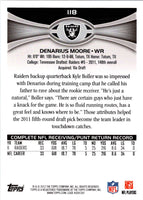2012 Topps Denarius Moore #118