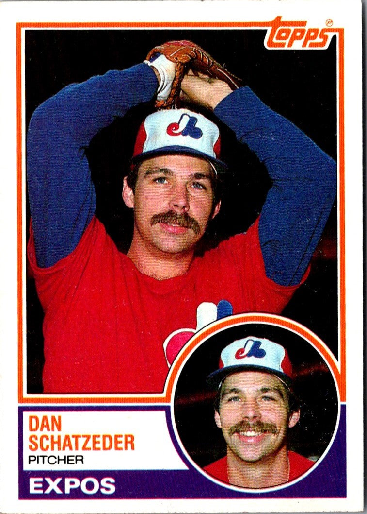 1983 Topps Dan Schatzeder