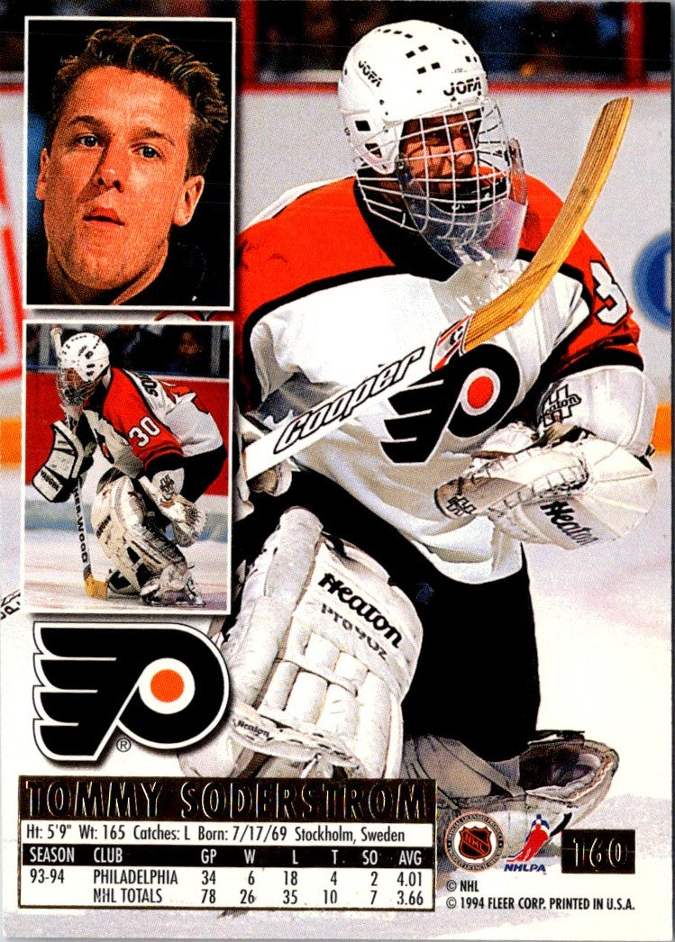 1993 Fleer PowerPlay Tommy Soderstrom