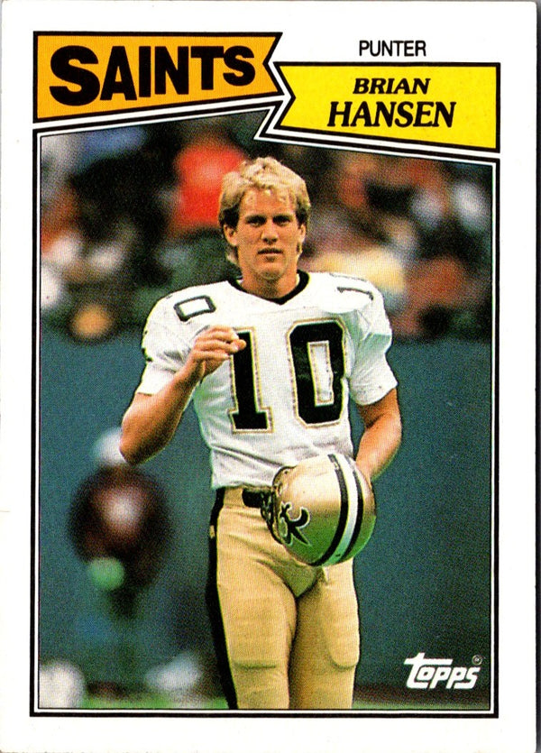 1987 Topps Brian Hansen #278 NM+