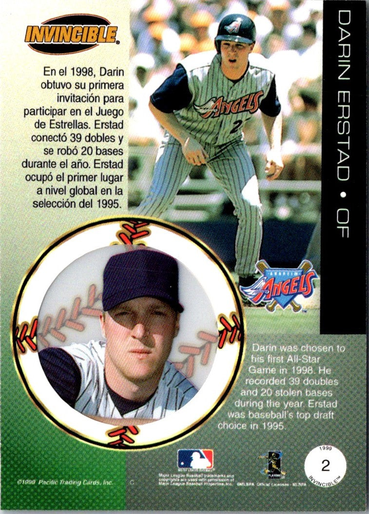 1999 Pacific Invincible Darin Erstad