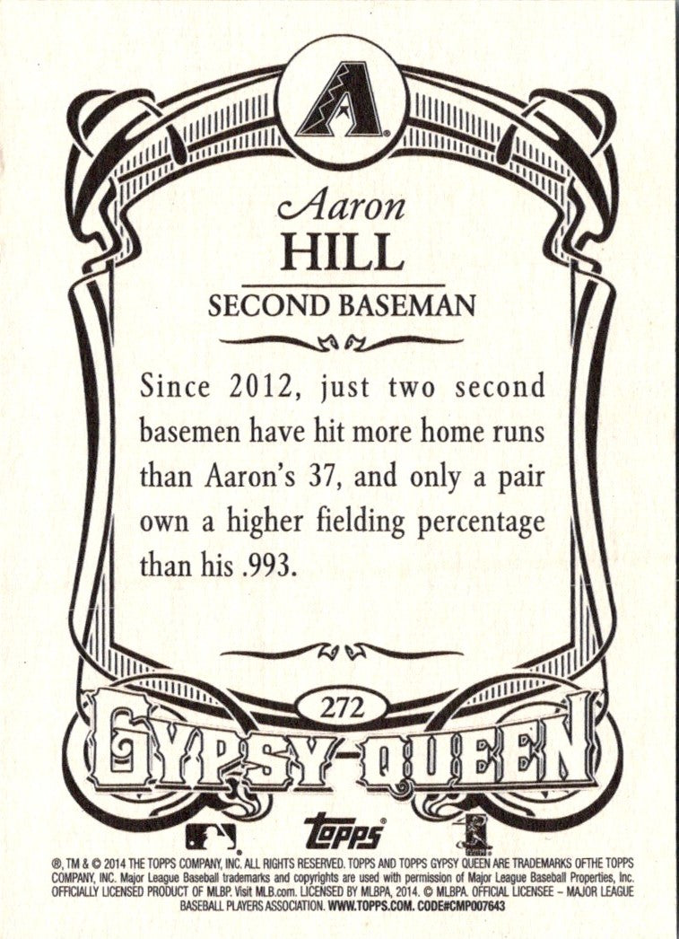 2014 Topps Gypsy Queen Aaron Hill