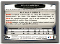 2013 Bowman Chrome Hisashi Iwakuma #79