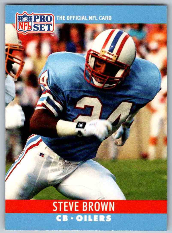 1990 Pro Set Steve Brown #117