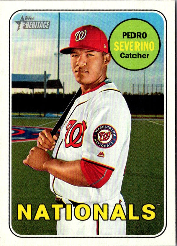 2018 Topps Heritage Pedro Severino #535
