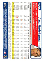 2004 Topps Alex Rodriguez #100