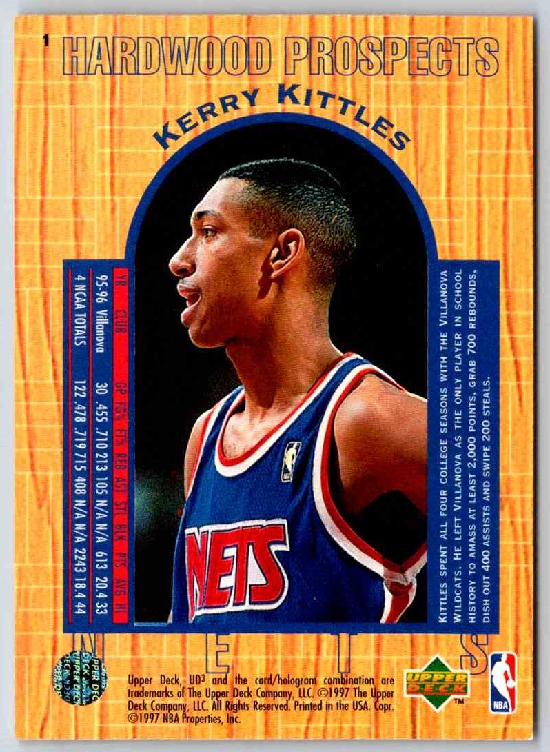 1995 Upper Deck Kerry Kittles