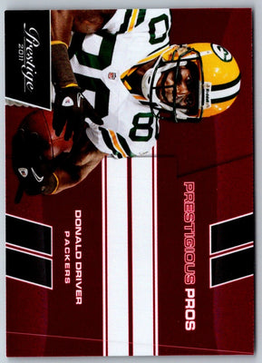 2011 Panini Prestige Prestigious Pros Donald Driver #22