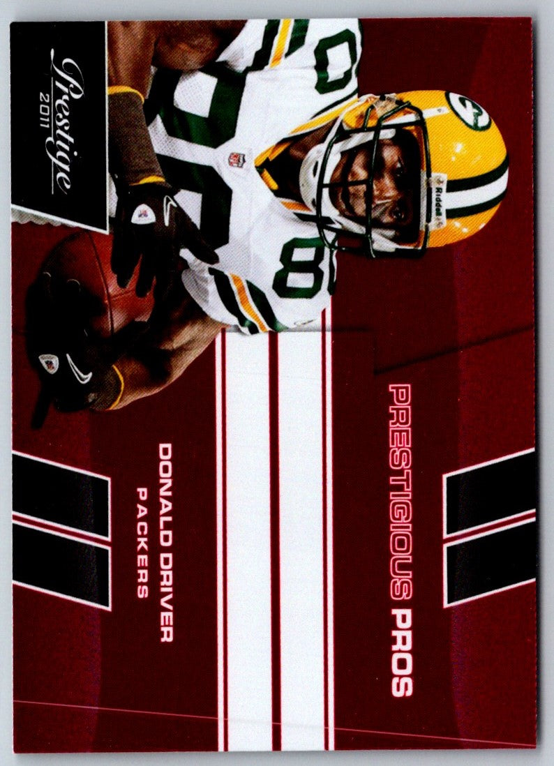 2011 Panini Prestige Prestigious Pros Donald Driver