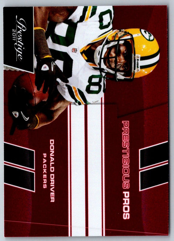 2011 Panini Prestige Prestigious Pros Donald Driver #22