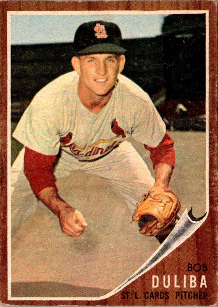 1962 Topps Bob Duliba