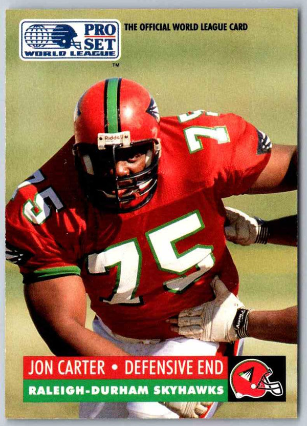 1991 Proset World League Jon Carter #123