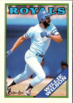 1988 O-Pee-Chee Willie Wilson #222