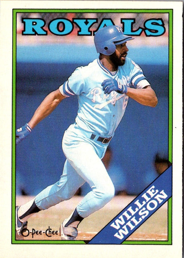 1988 O-Pee-Chee Willie Wilson #222