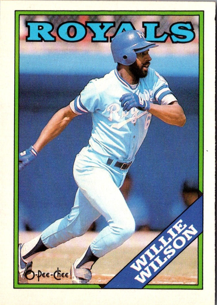 1988 O-Pee-Chee Willie Wilson