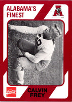1989 Collegiate Collection Alabama Coke 580 Calvin Frey #232