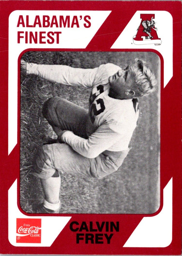 1989 Collegiate Collection Alabama Coke 580 Calvin Frey #232