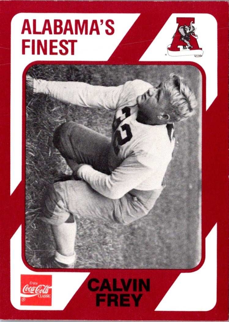 1989 Collegiate Collection Alabama Coke 580 Calvin Frey