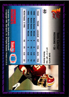 1993 Wild Card Superchrome Rookies Tom Carter #40