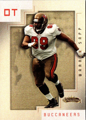 2001 Fleer Showcase Warren Sapp #42