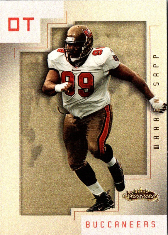 2001 Fleer Showcase Warren Sapp #42