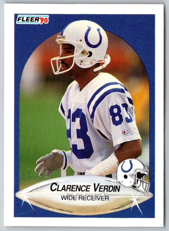 1990 Fleer Clarence Verdin #235