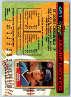 1991 Stadium Club Jamie Moyer #481