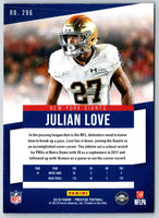 2019 Panini Prestige Rookie Xtra Points Signatures Julian Love #296