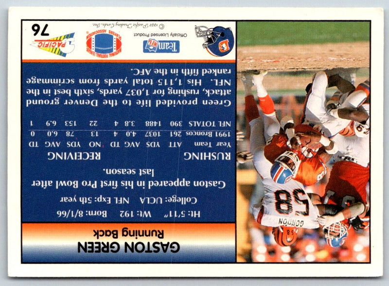 1992 Pacific Gaston Green