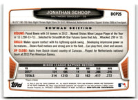 2013 Bowman Chrome Prospects Jonathan Schoop #BCP25