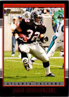 2001 Bowman Jamal Anderson #21