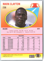 1990 Fleer Mark Clayton #236