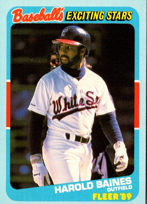 1989 Fleer Exciting Stars Harold Baines #1