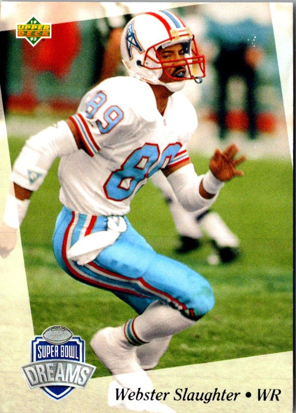 1993 Upper Deck NFL Experience Webster Slaughter #41