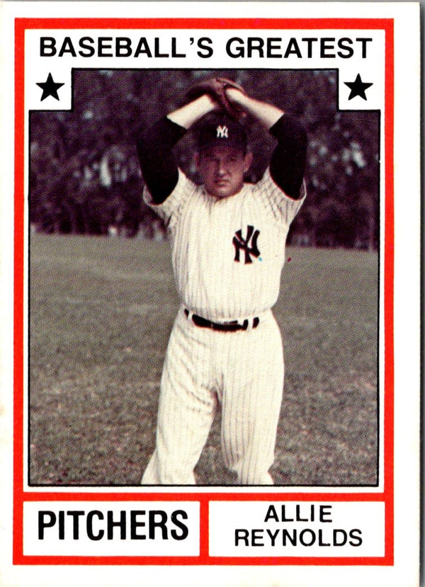 1987 TCMA 1982 Greatest Pitchers Allie Reynolds #13
