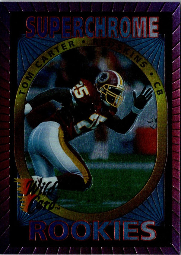 1993 Wild Card Superchrome Rookies Tom Carter #40