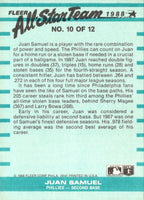1988 Fleer All-Stars Juan Samuel #10