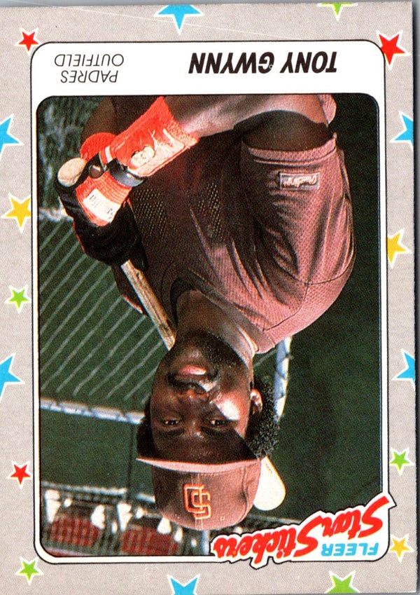 1988 Fleer Star Stickers Tony Gwynn #123