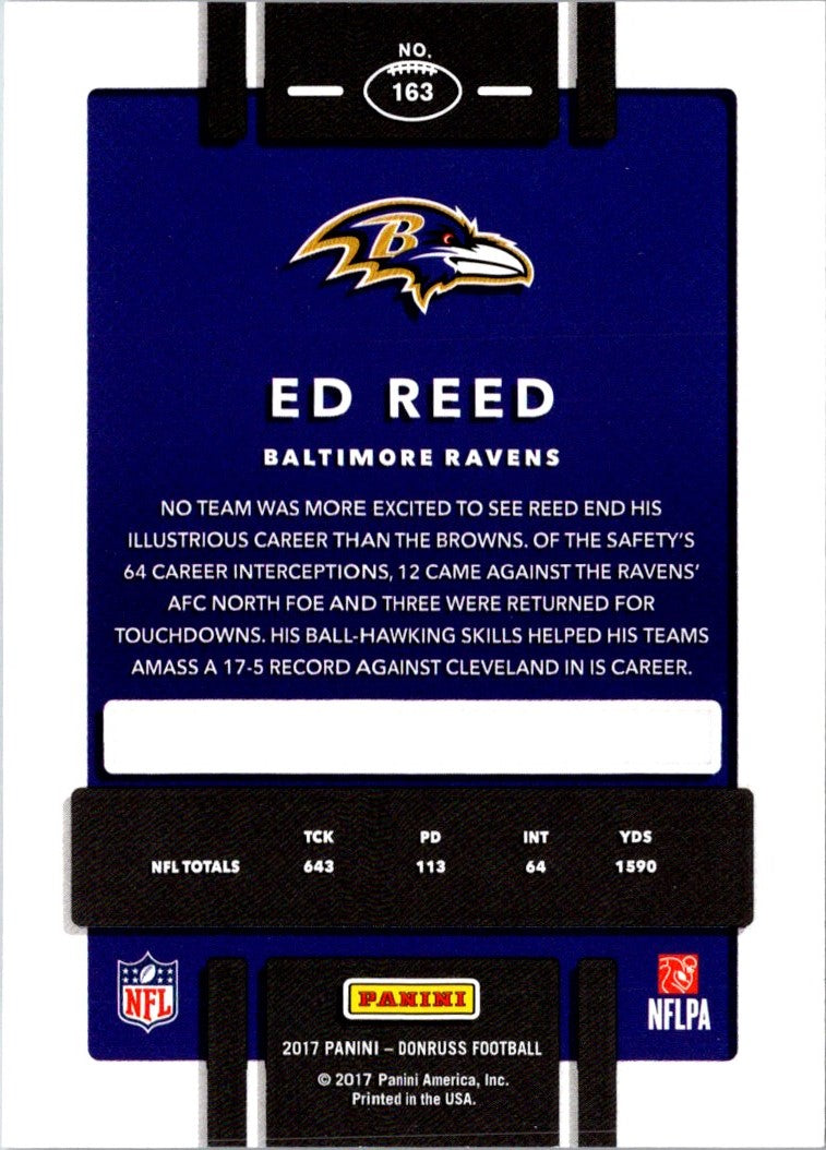 2017 Donruss Ed Reed