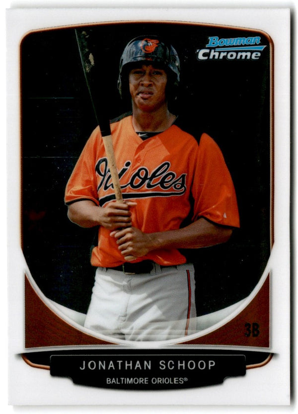 2013 Bowman Chrome Prospects Jonathan Schoop #BCP25