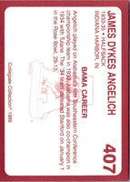 1989 Collegiate Collection Alabama Coke 580 James Angelich #407