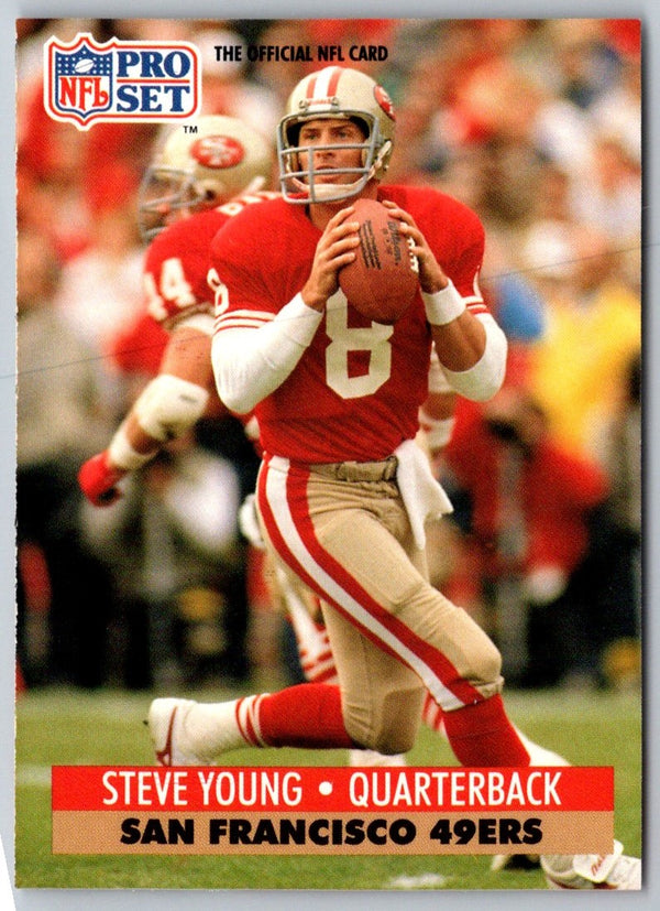 1991 Pro Set Steve Young #296