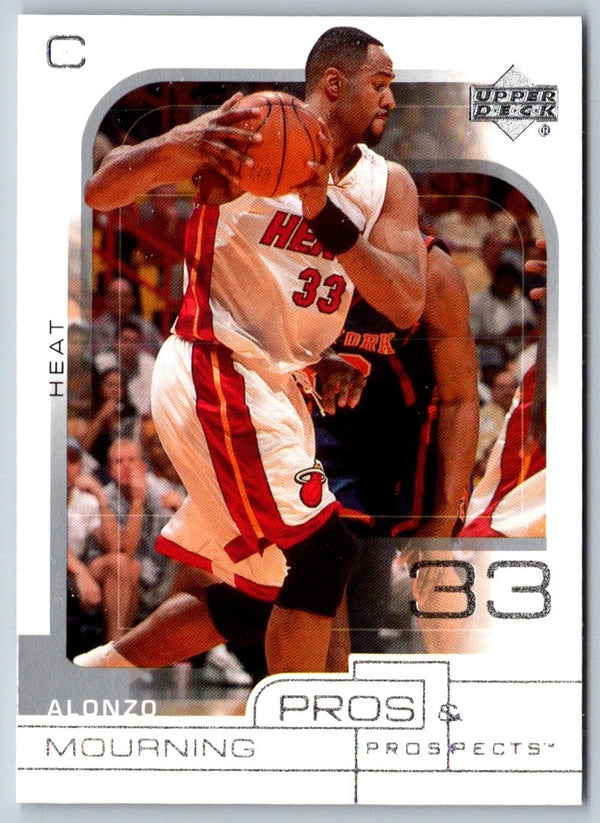 2001 Upper Deck Pros & Prospects Alonzo Mourning #41