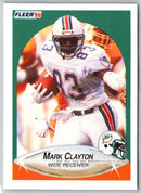 1990 Fleer Mark Clayton
