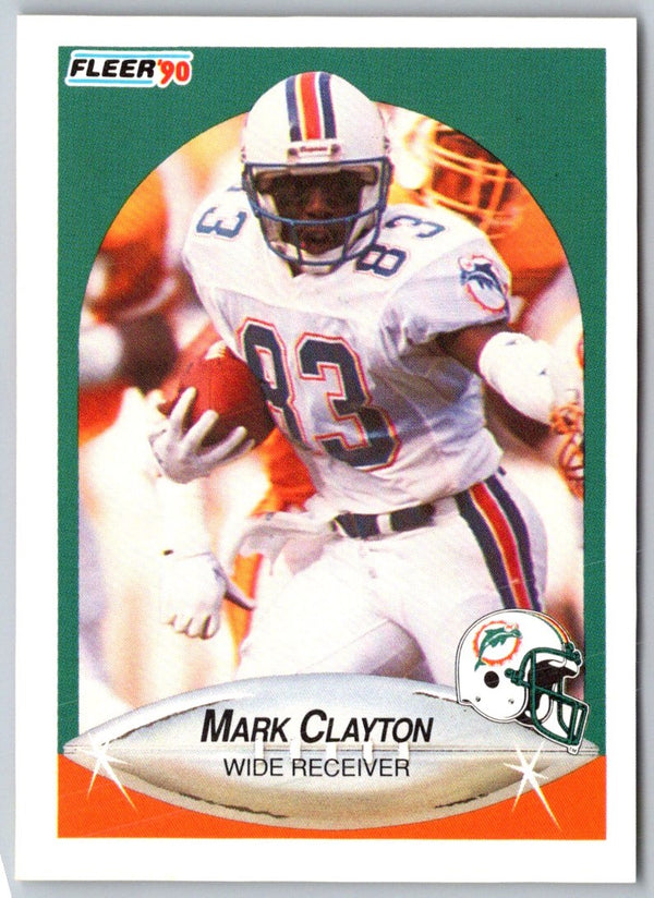 1990 Fleer Mark Clayton #236