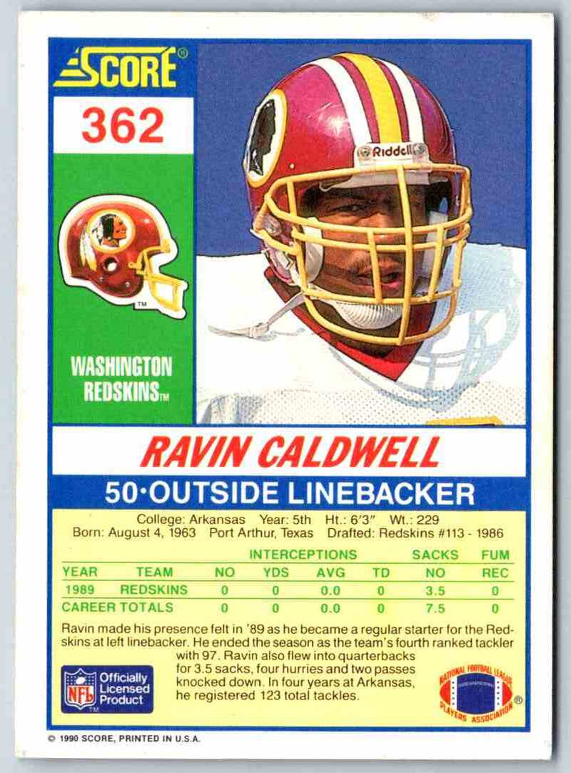 1990 Score Ravin Caldwell