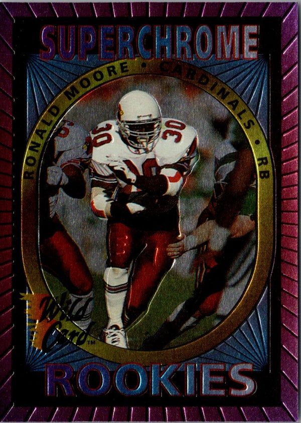 1993 Wild Card Superchrome Rookies Ronald Moore #14