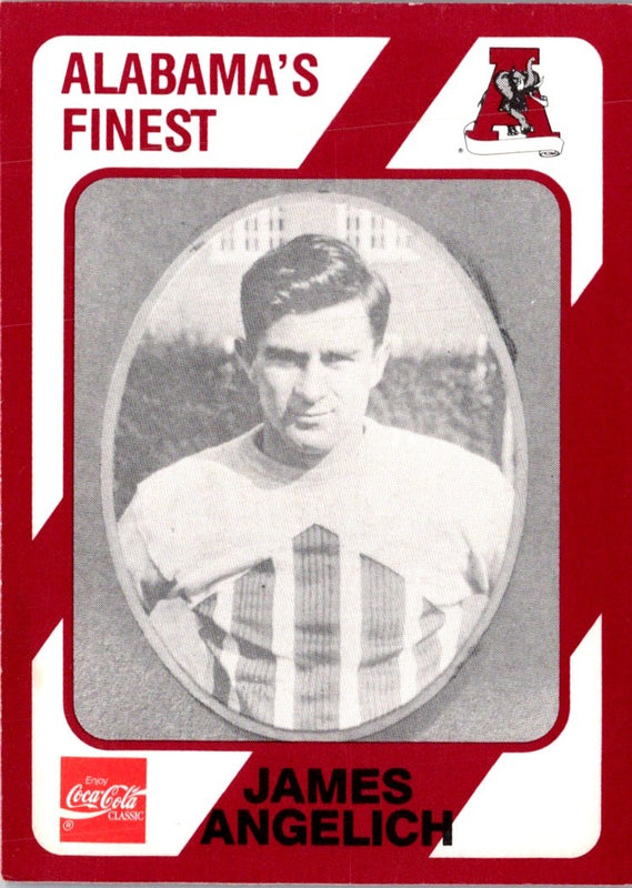 1989 Collegiate Collection Alabama Coke 580 James Angelich #407